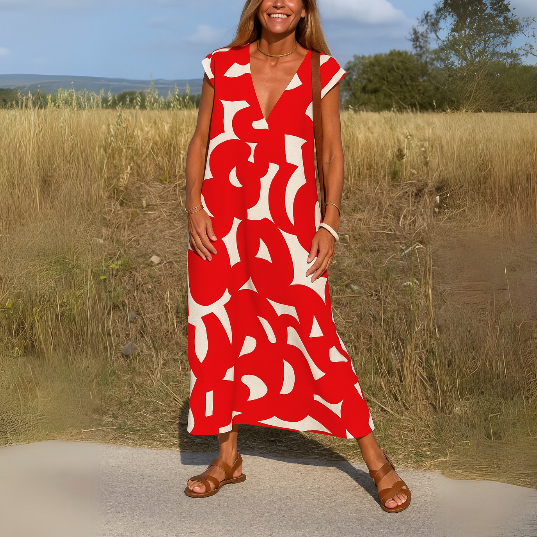 Lucie | Vestido casual con escote en V