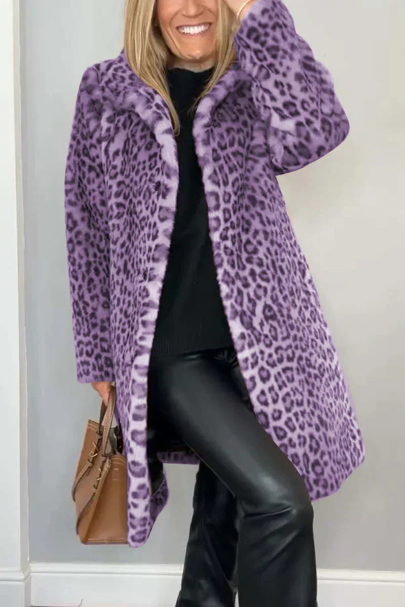 Alejandra | Abrigo estampado con estilo