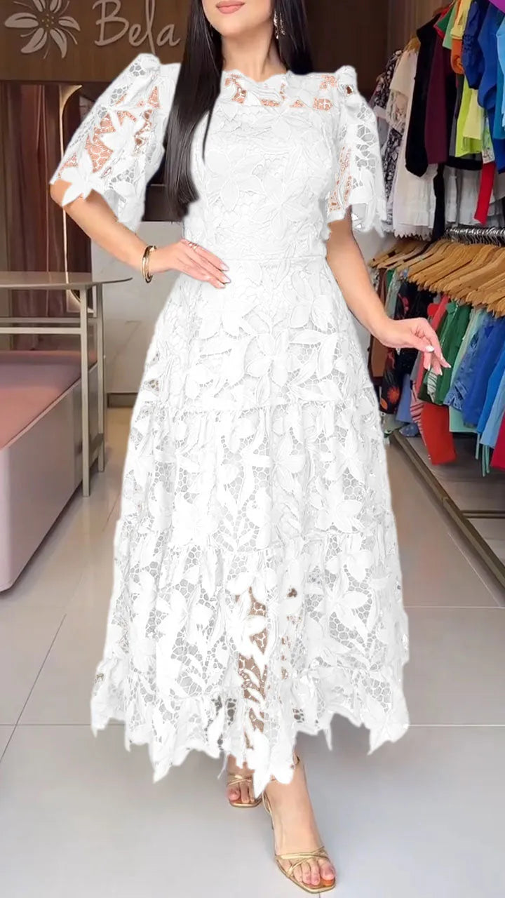 Barbara | Vestido largo de encaje