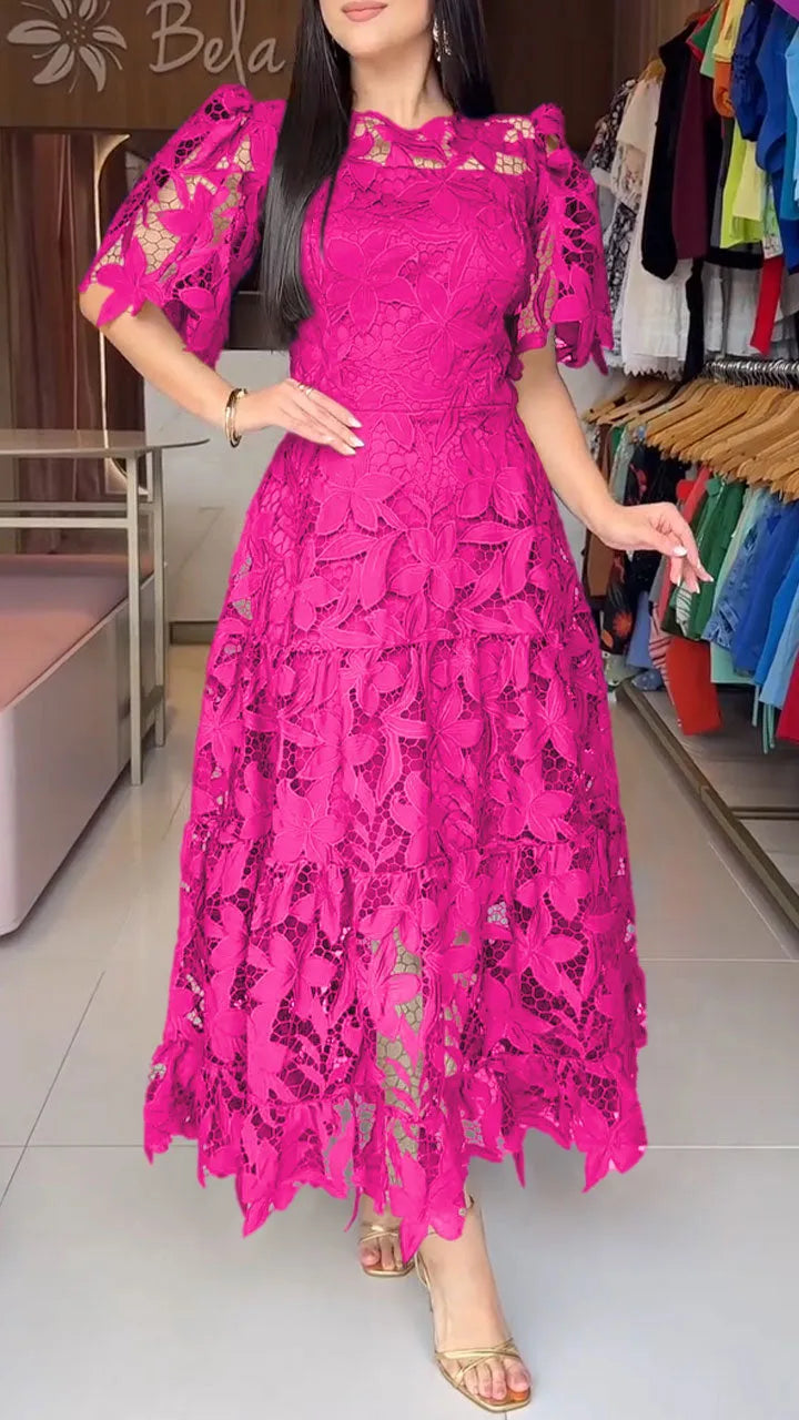 Barbara | Vestido largo de encaje