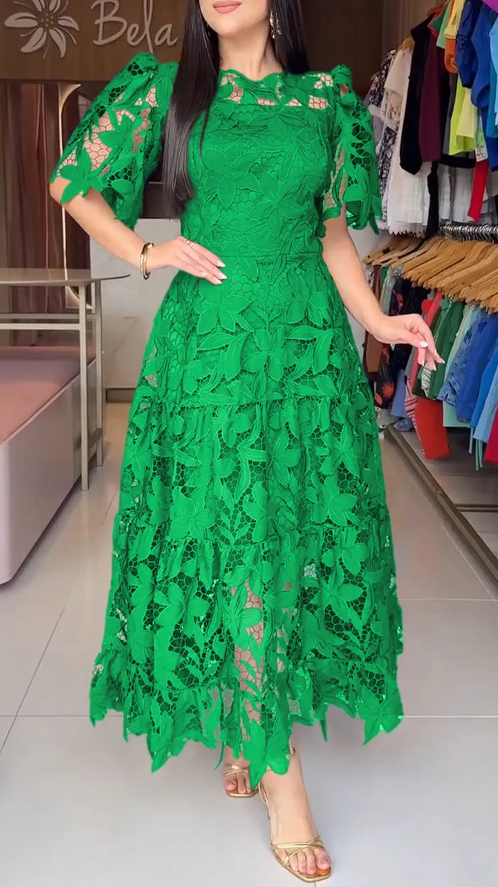 Barbara | Vestido largo de encaje