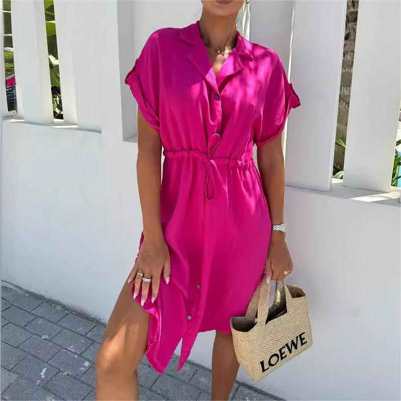 Anna | Vestido Plisado con Cintura Definida