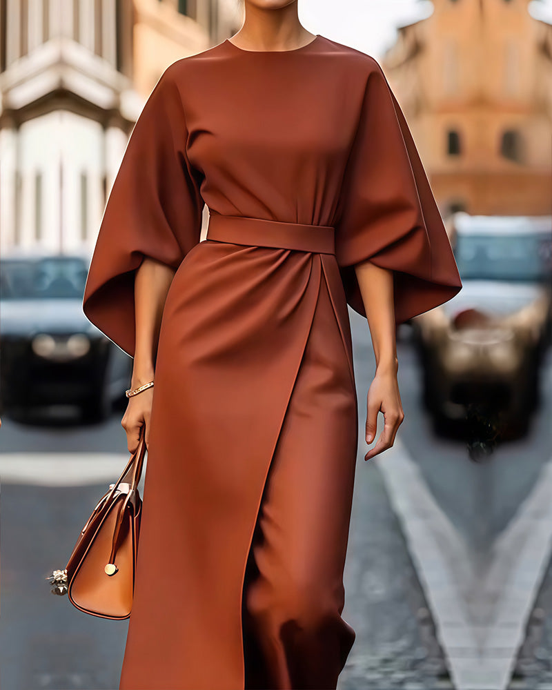Celeste | Vestido Midi Estampado