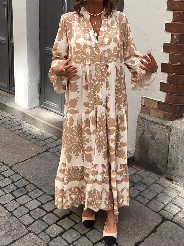 Catalina | Vestido Maxi con Escote en V