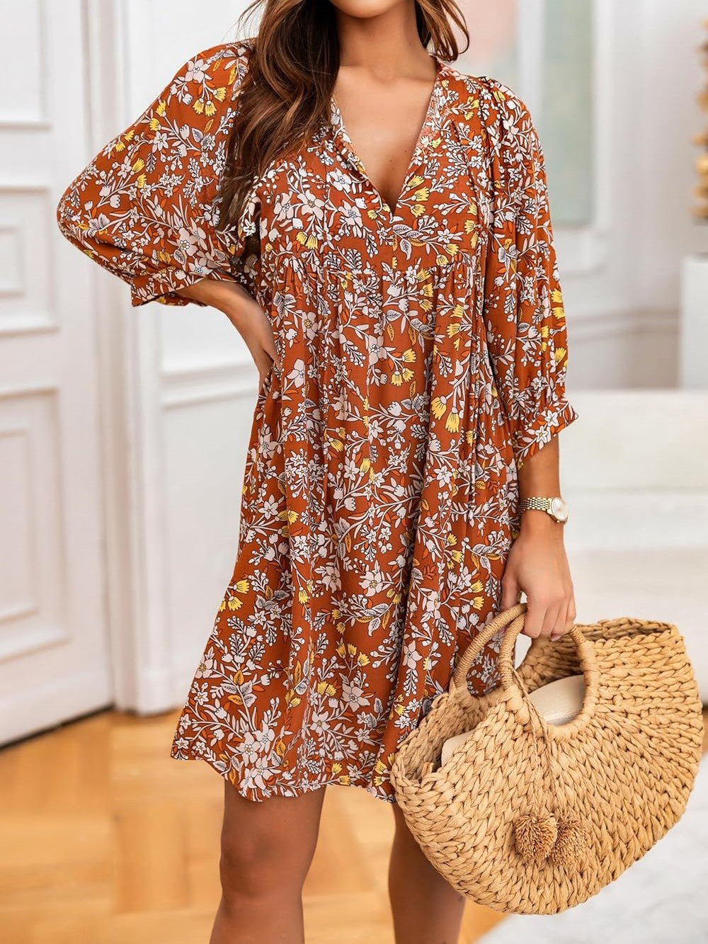 Élodie | Vestido de verano con estampado floral
