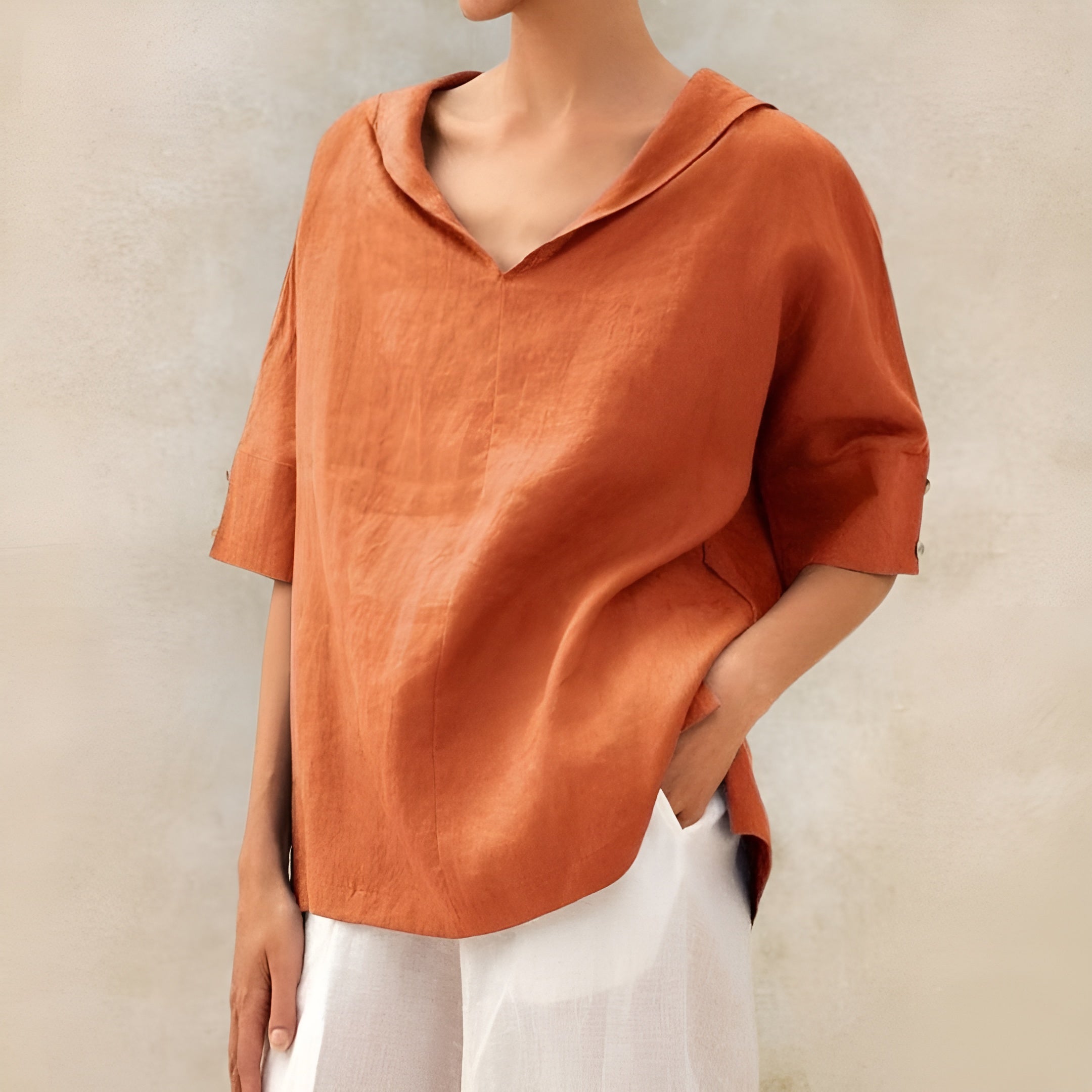 RAYA | BLUSA DE LINO