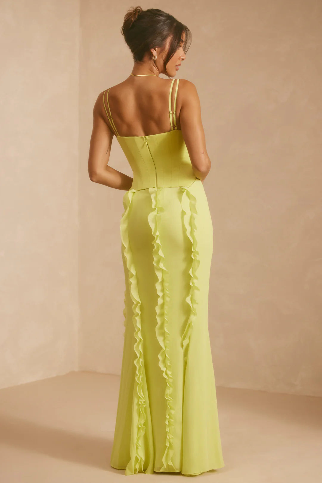 Catalina | Vestido Maxi con Volantes