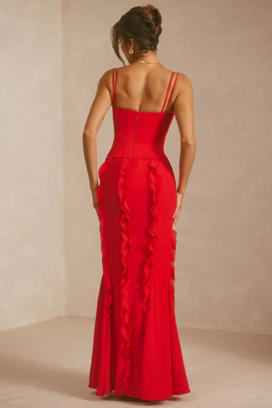Catalina | Vestido Maxi con Volantes