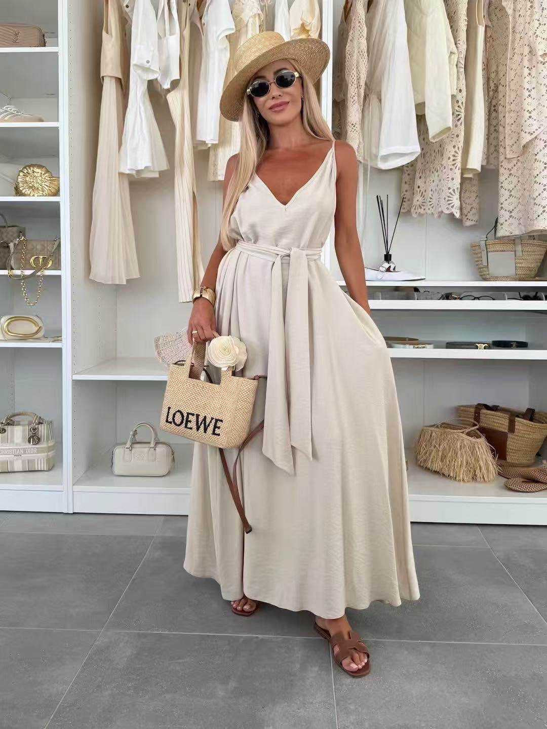 Candela | Vestido vaporoso con cinturón