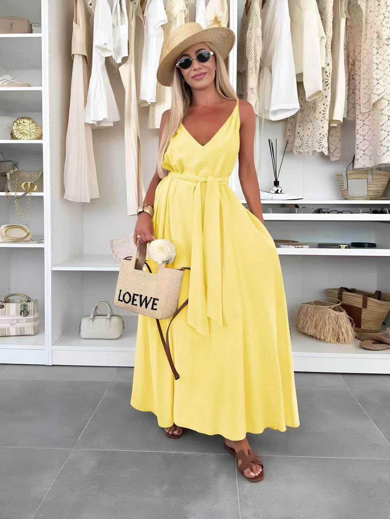 Candela | Vestido vaporoso con cinturón