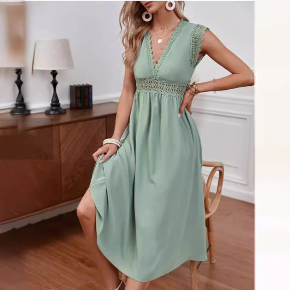 Alba | Vestido Suelto en V
