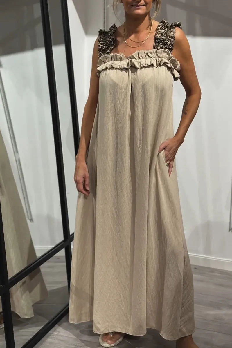 Carmen | Vestido Maxi Leopardo