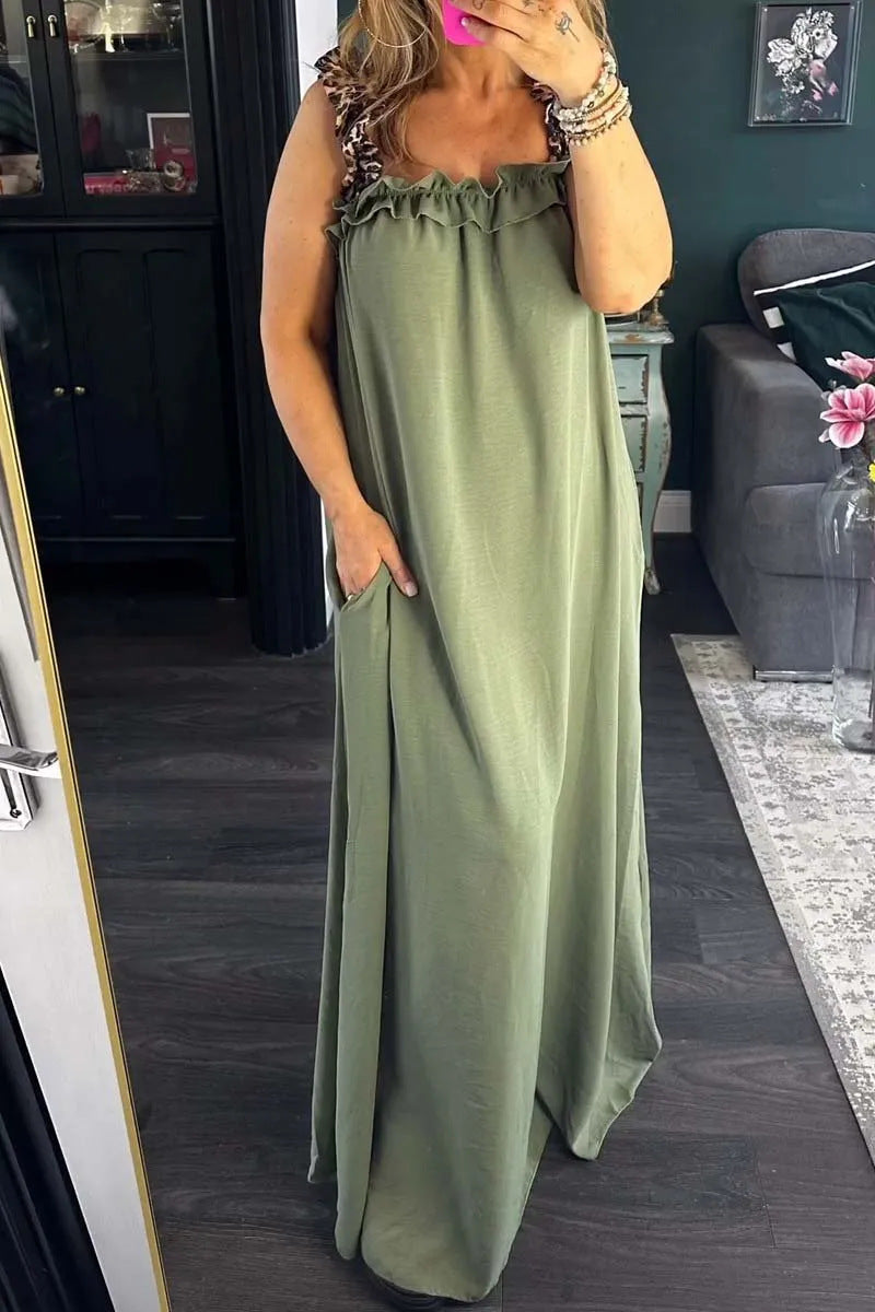 Carmen | Vestido Maxi Leopardo