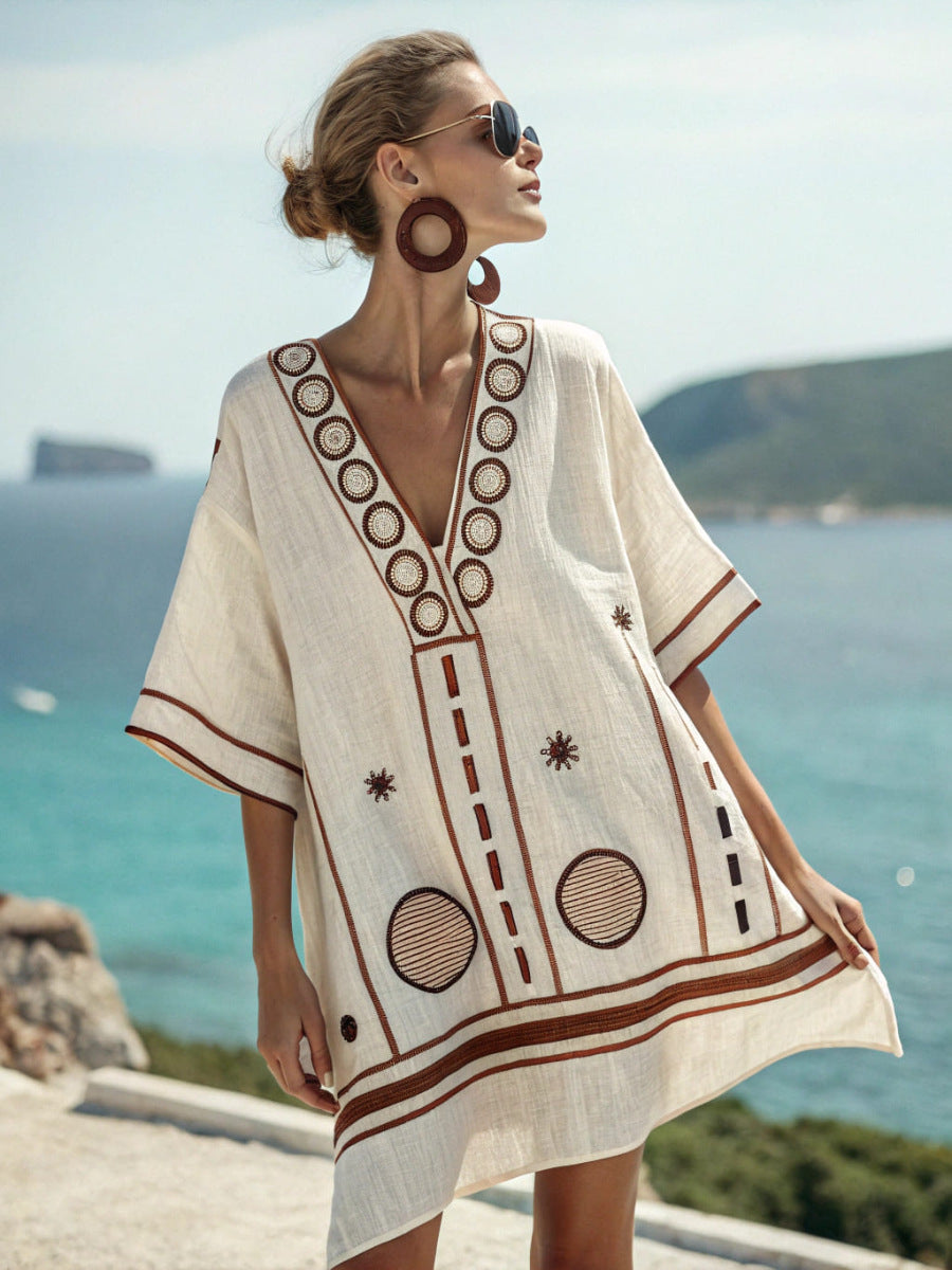 Vestido lino casual