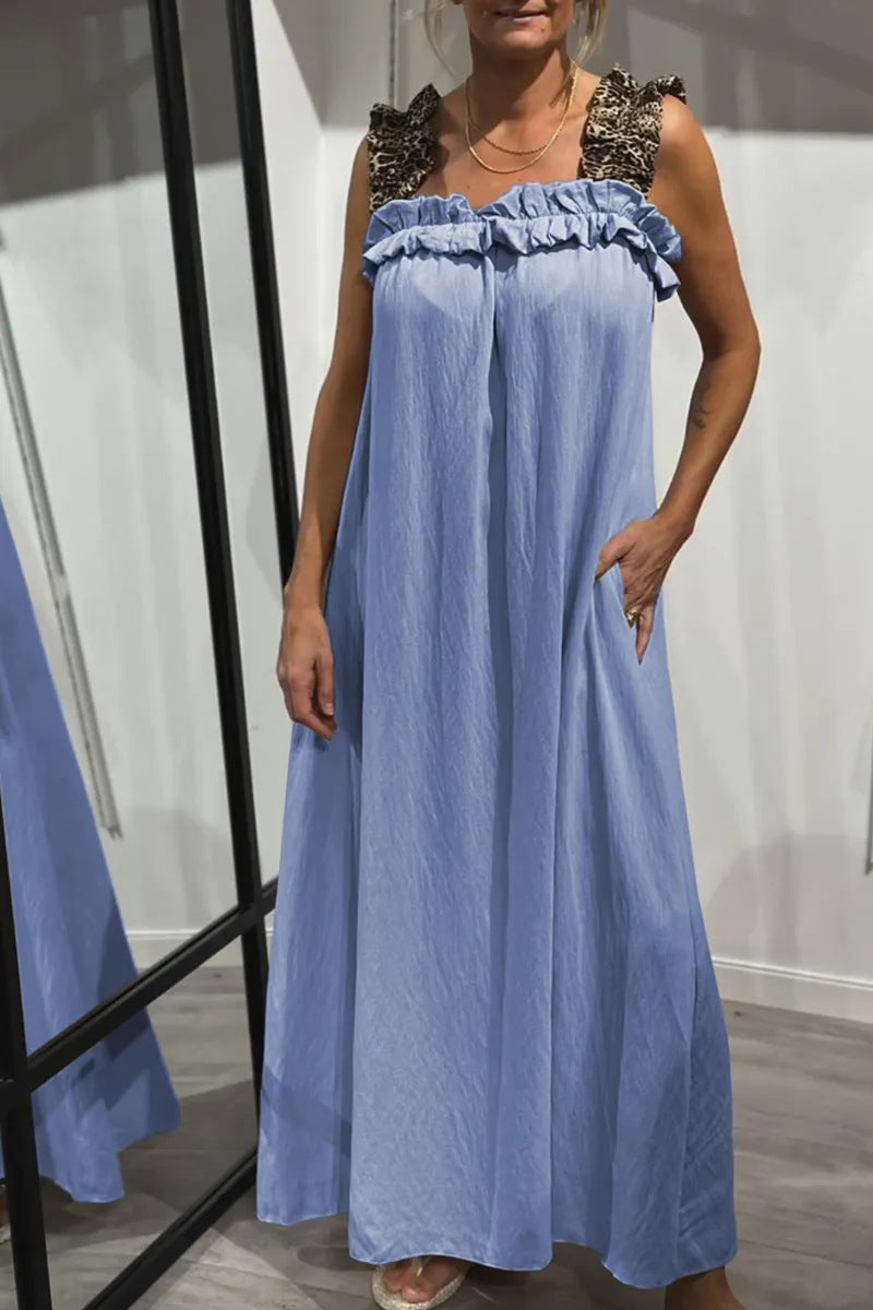 Carmen | Vestido Maxi Leopardo