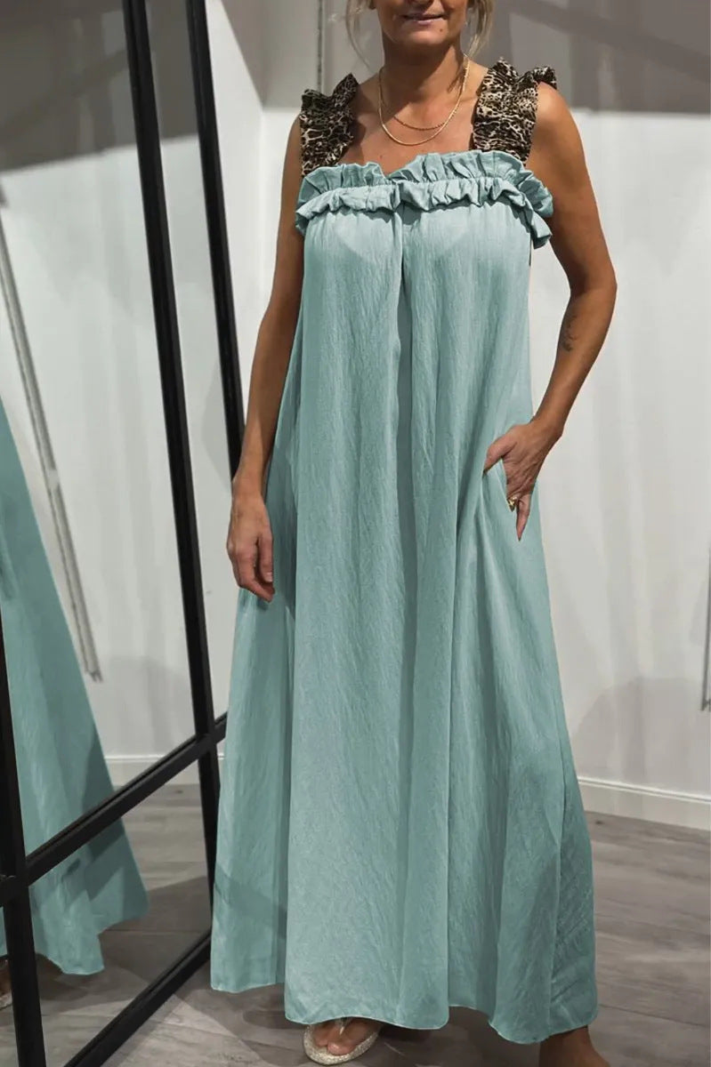 Carmen | Vestido Maxi Leopardo
