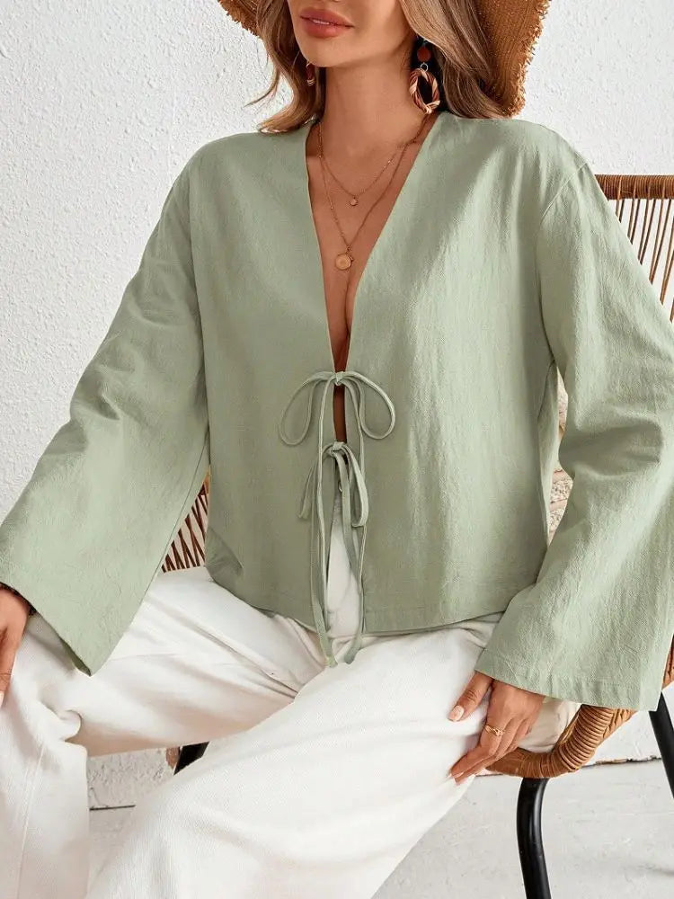 Carmen | Blusa de Lino Fresco