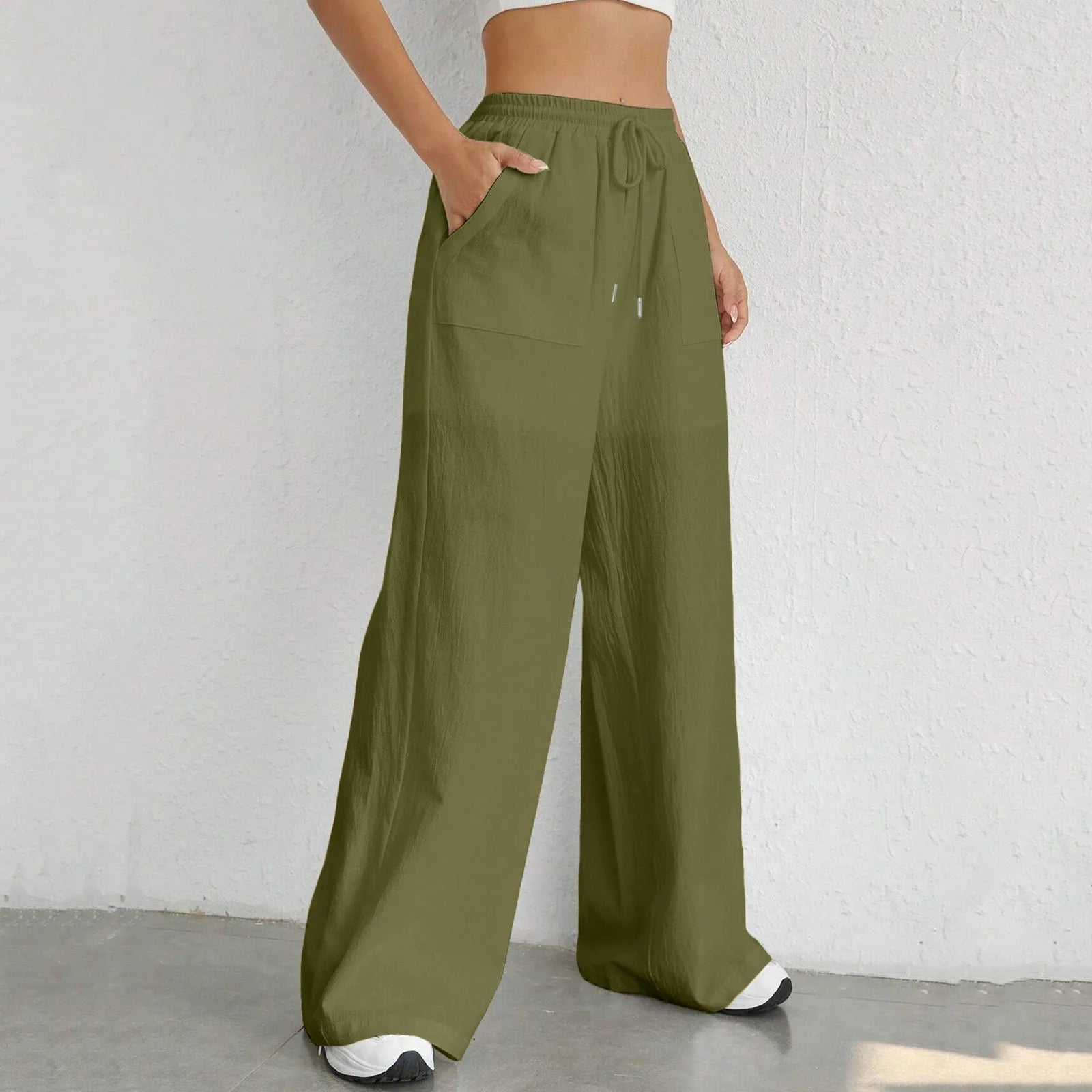Gabrielle | Pantalón ancho de lino