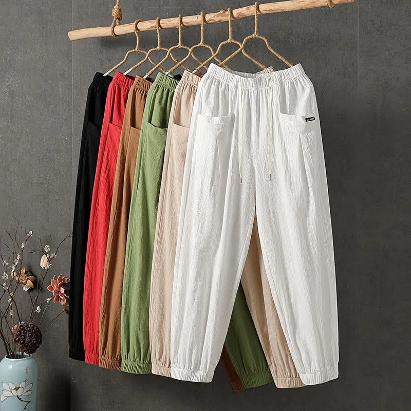 Elena | Pantalón de Lino Natural