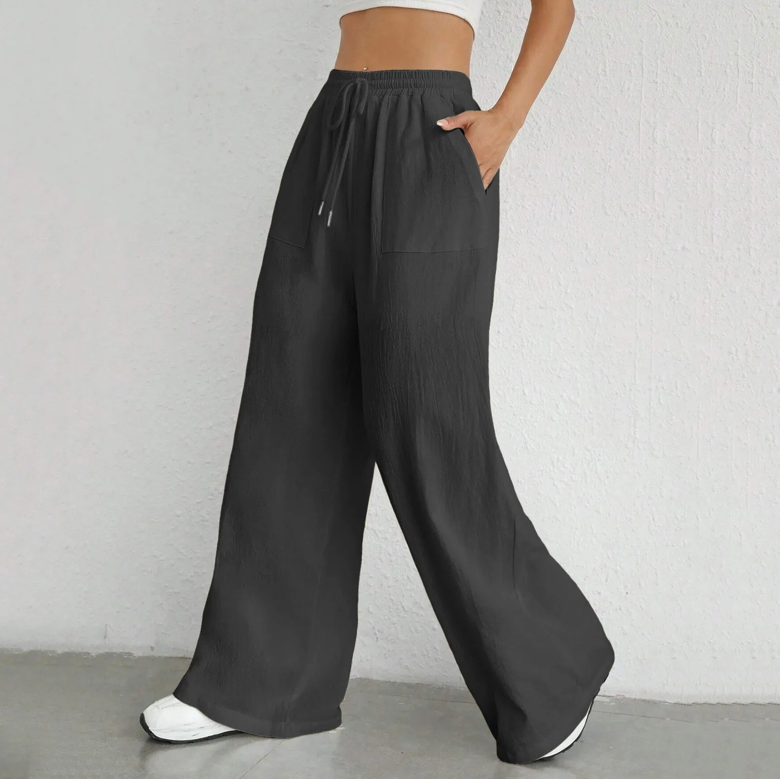 Gabrielle | Pantalón ancho de lino