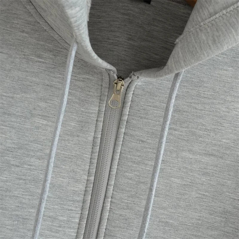 Zoé | Sudadera con capucha oversized con cremallera