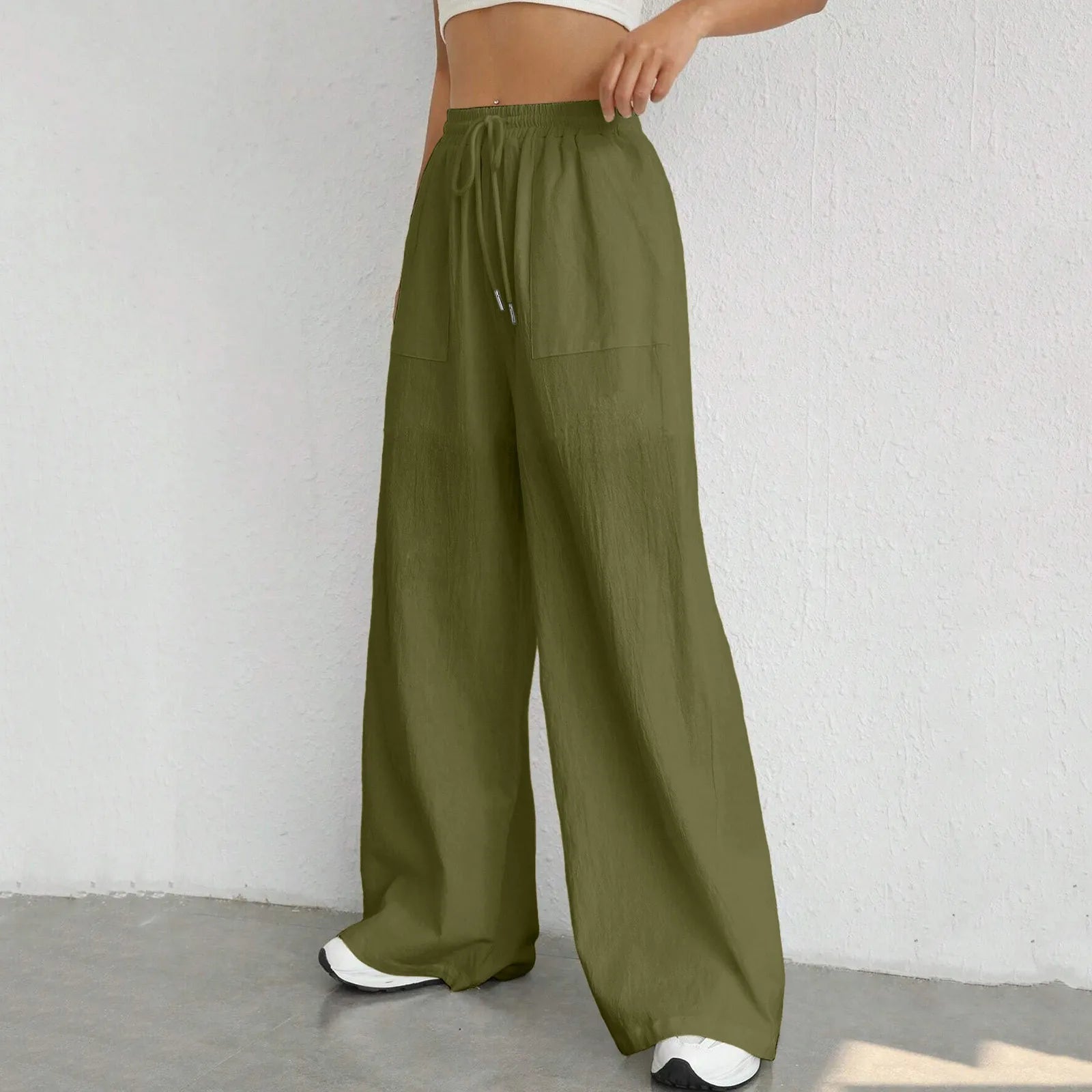 Gabrielle | Pantalón ancho de lino