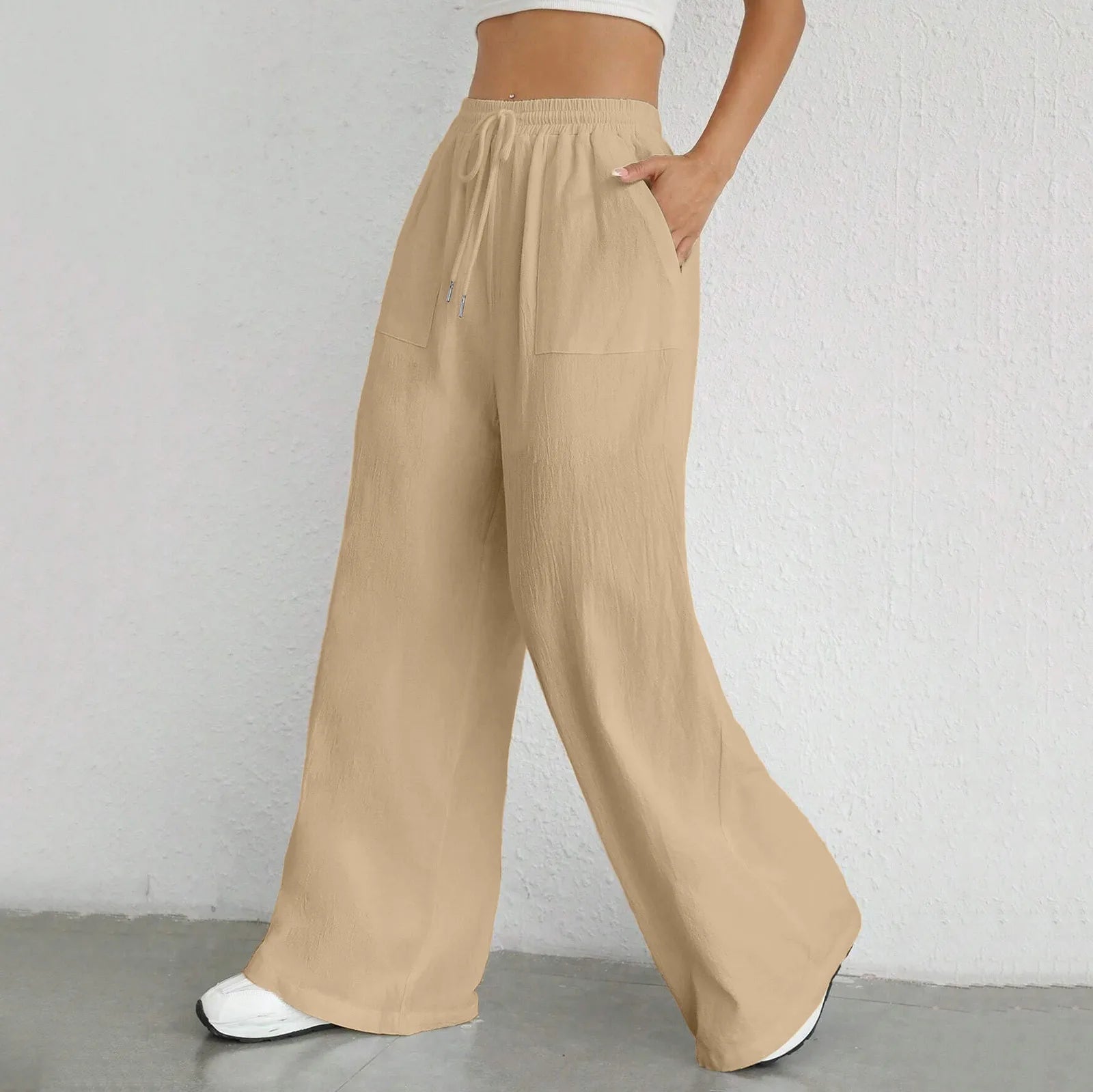 Gabrielle | Pantalón ancho de lino