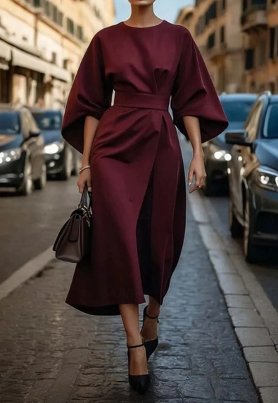 Celeste | Vestido Midi Estampado