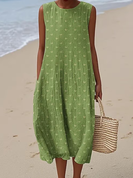 Vestido sencillo con florecitas