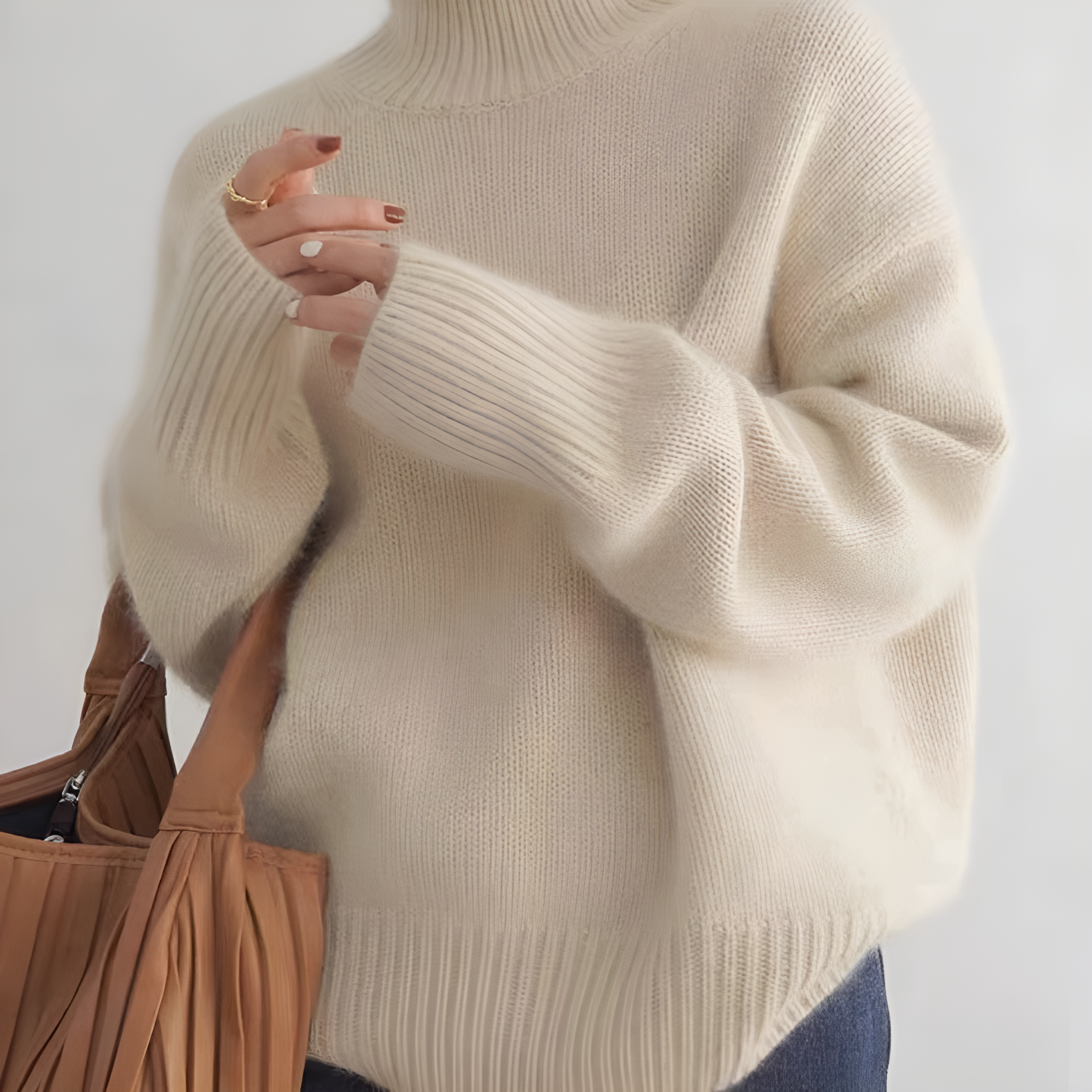 Pauline | Suéter de cuello alto caliente
