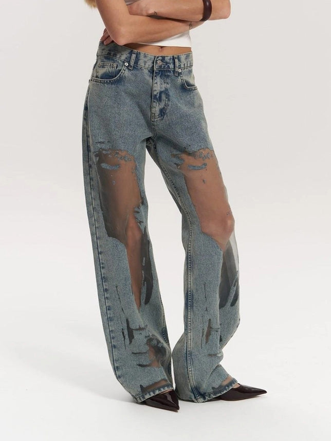 Chloé | Jean Denim Transparente