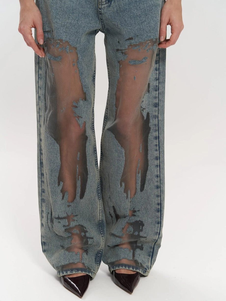 Chloé | Jean Denim Transparente