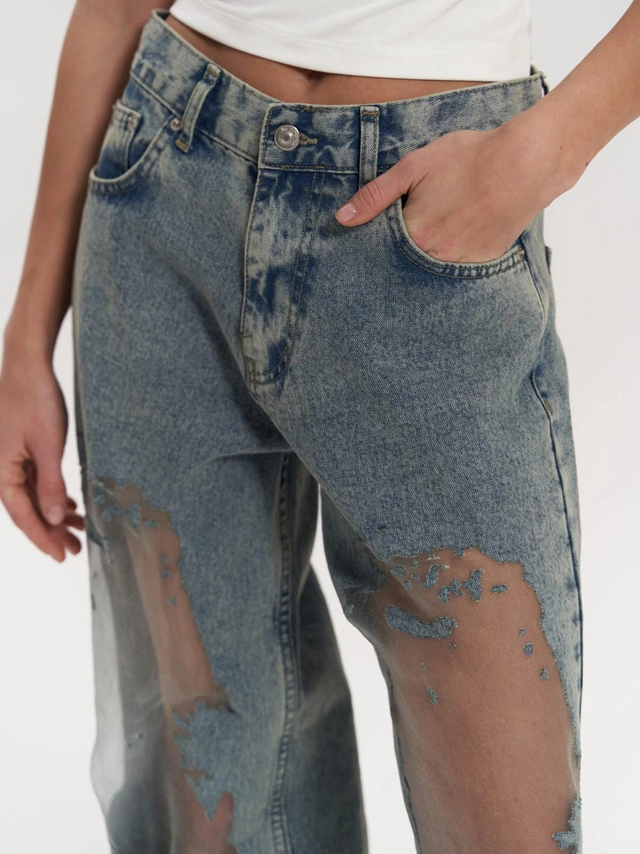 Chloé | Jean Denim Transparente