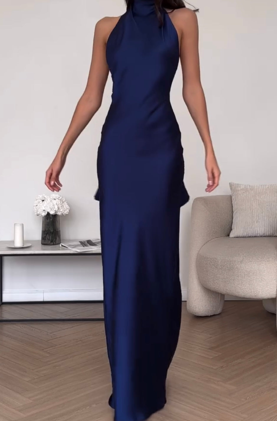 Élise | Elegante vestido de noche de satén