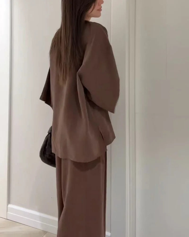 Céline | Conjunto coordinado con escote en V