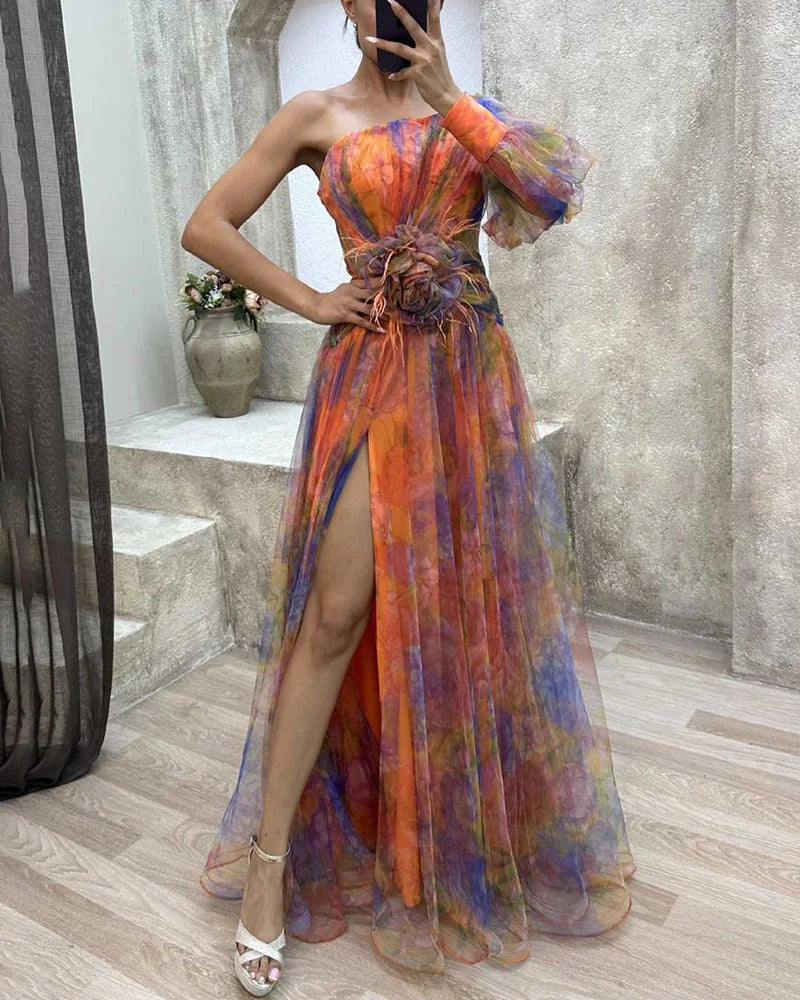 Valeria | Vestido Off‑Shoulder