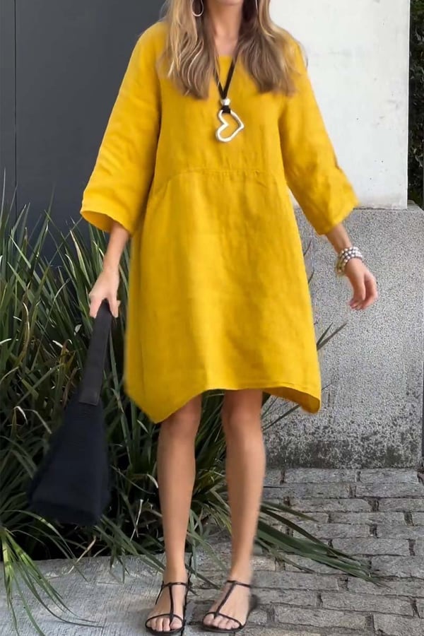 Lucía | Vestido de Lino Casual y Chic