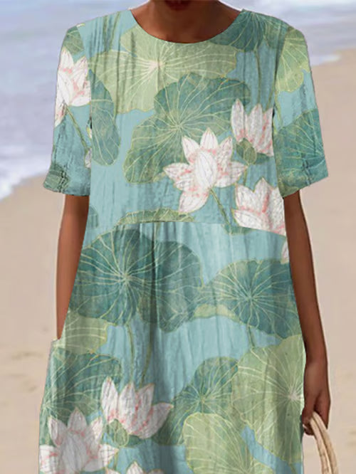 Vestido con caída ligera