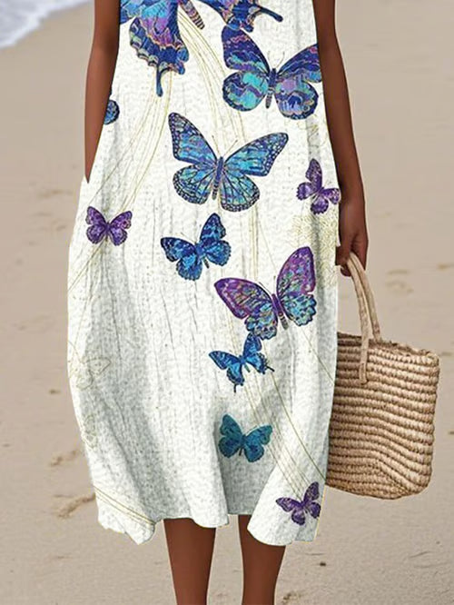 Vestido etéreo y floral