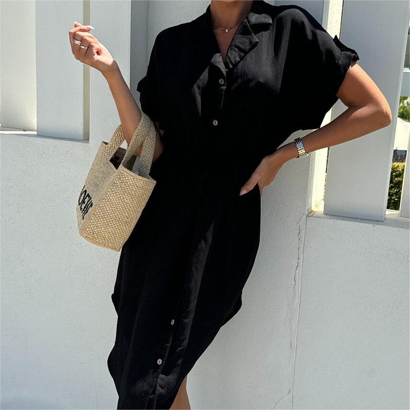 Anna | Vestido Plisado con Cintura Definida