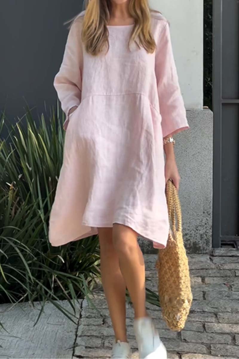 Lucía | Vestido de Lino Casual y Chic