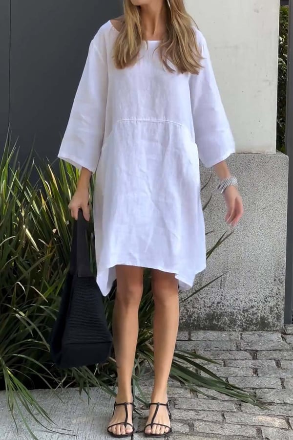 Lucía | Vestido de Lino Casual y Chic