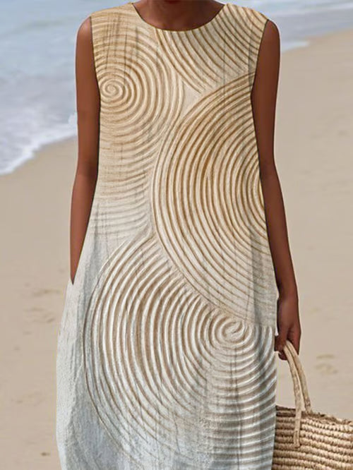 Vestido gráfico y moderno