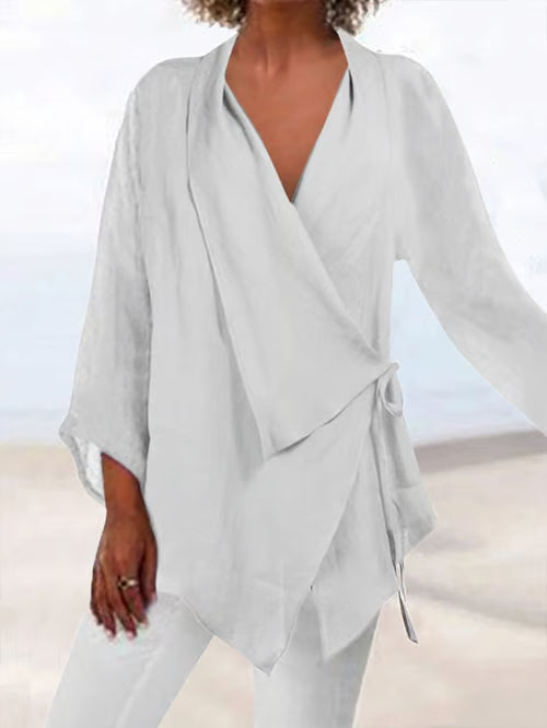 Carmen I camisa de lino oversize