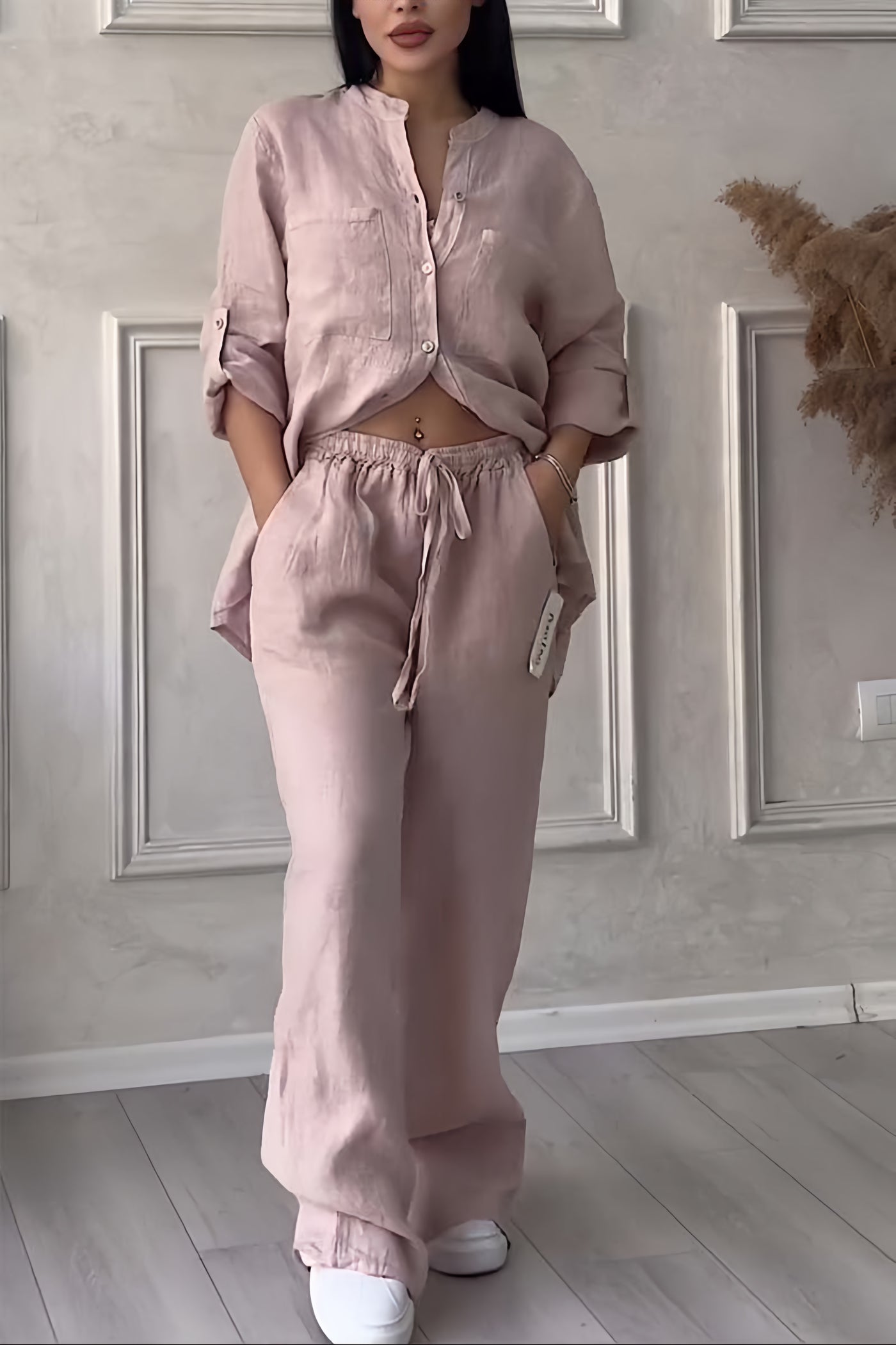 Elena | Conjunto de Lino