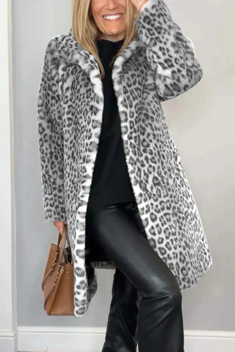 Alejandra | Abrigo estampado con estilo