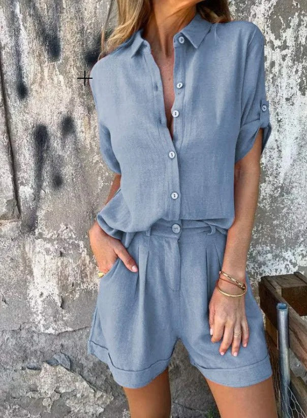Camille | Conjunto femenino en tejido natural