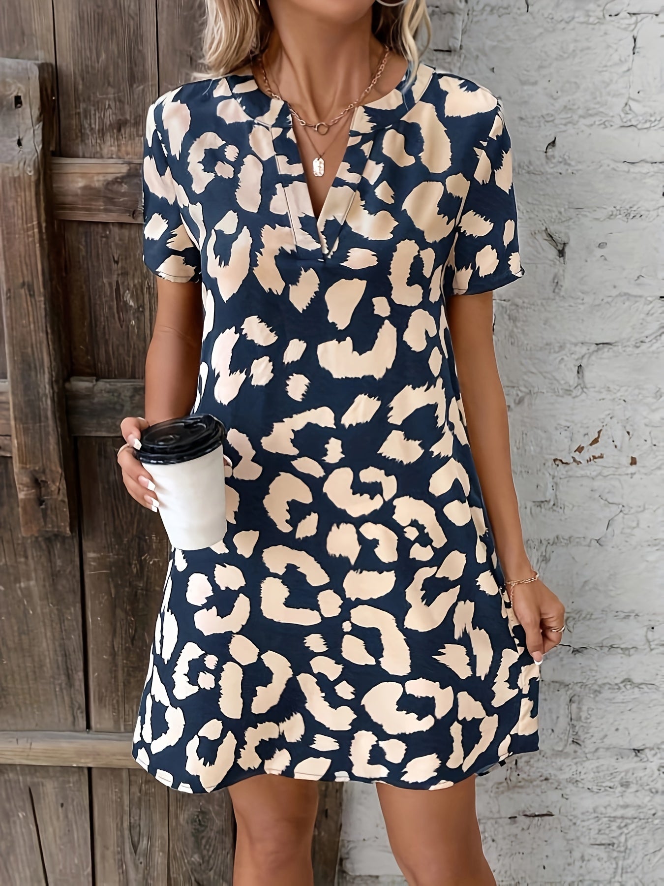 Catalina | Vestido Midi Leopardo