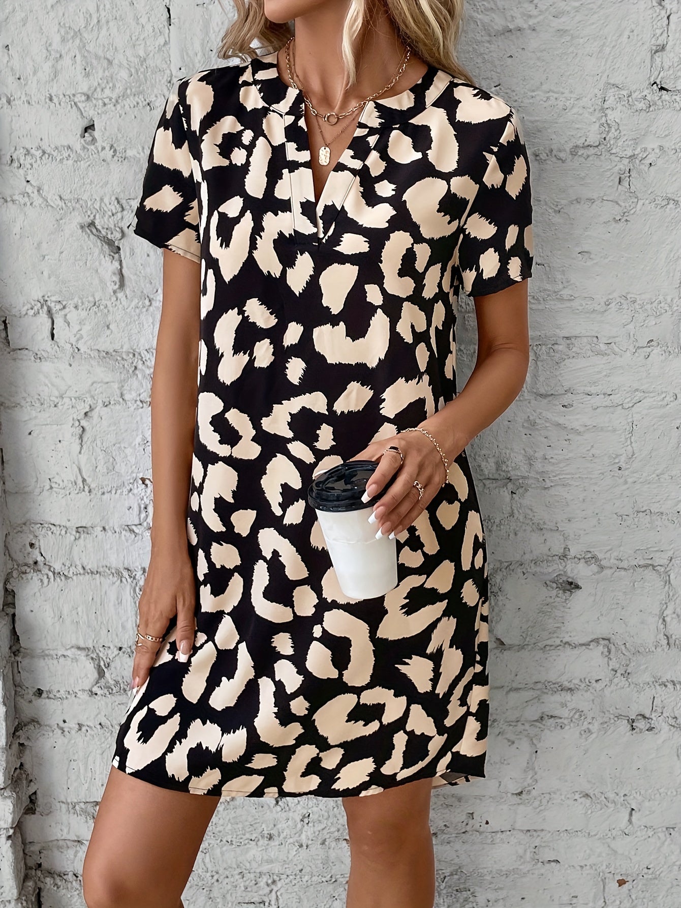 Catalina | Vestido Midi Leopardo