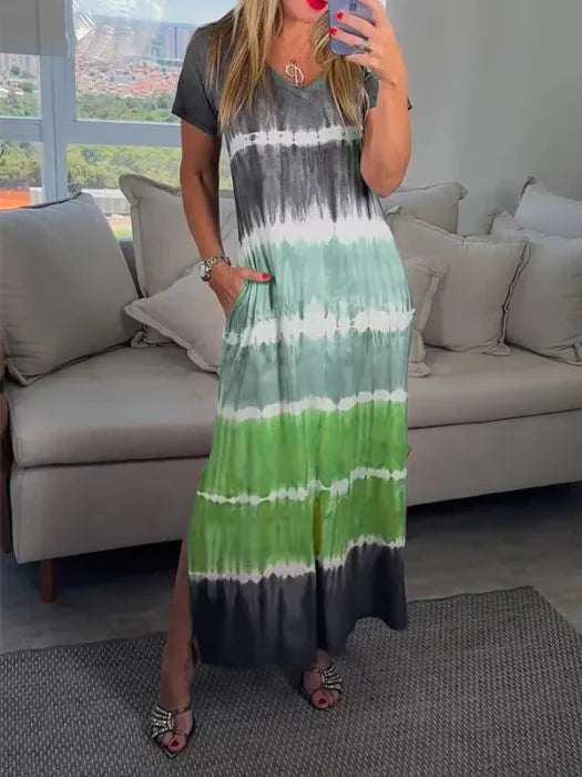 Verónica | Vestido cómodo con aberturas